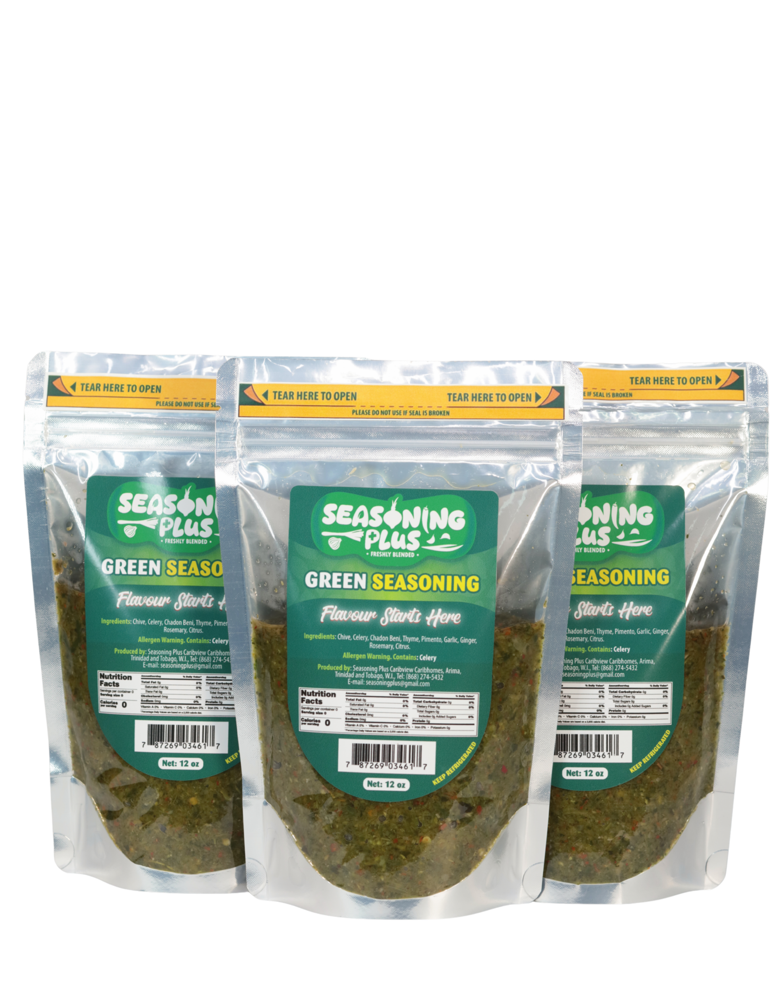 Seasoning Plus green seasoning pack of 3