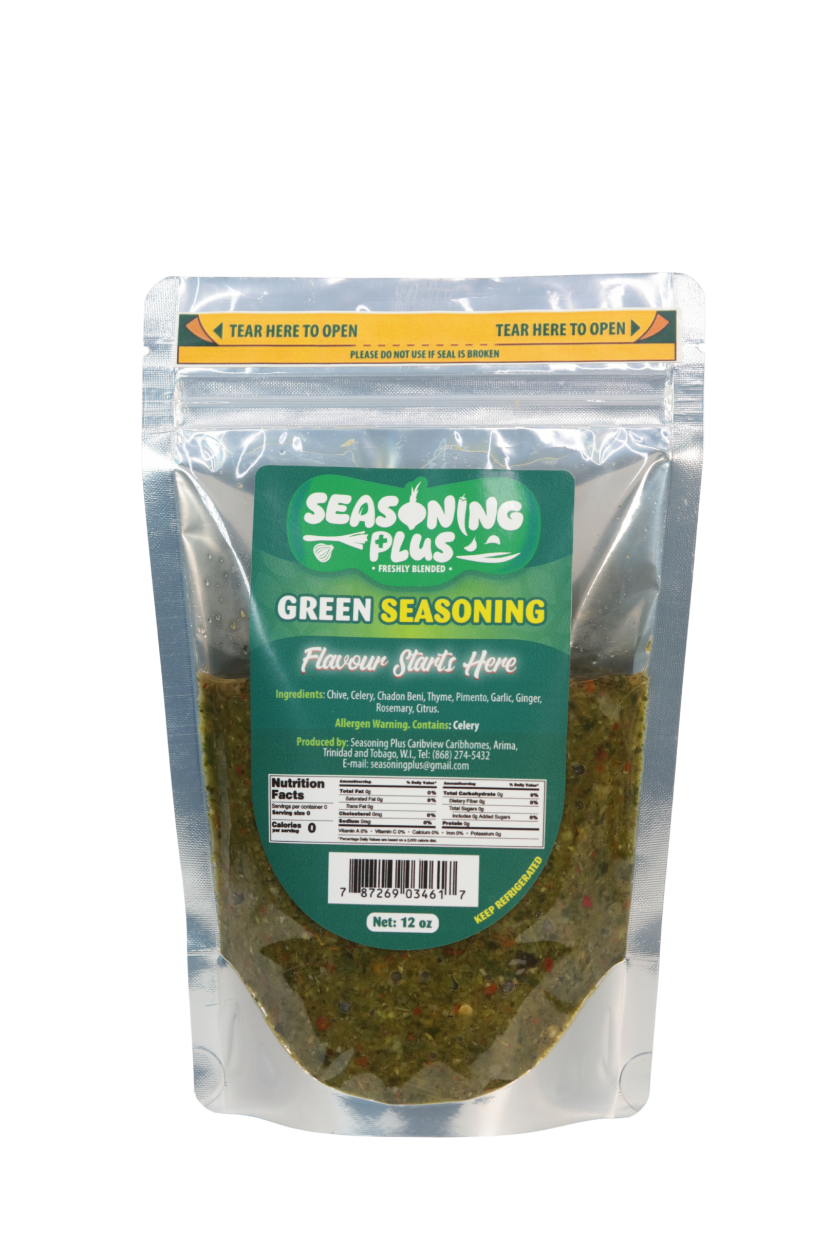 Seasoning Plus Green Seasoning 12 oz pack